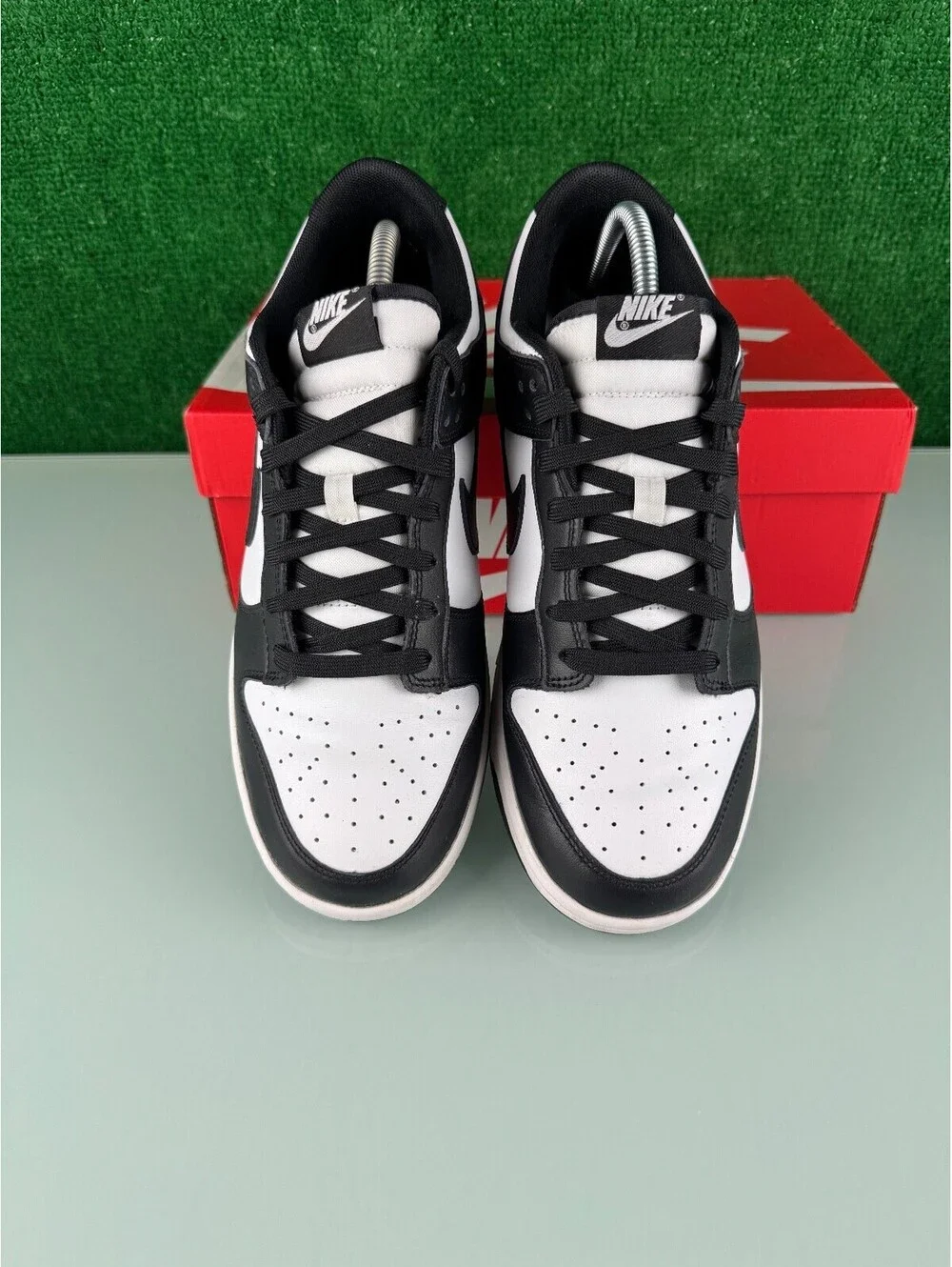 Size 9.5 - Nike Dunk Low Black White